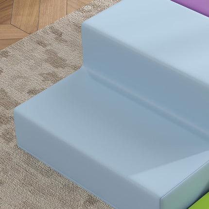 Foam Building Blocks - Soft, Safe, Faux Leather, Ages 1-3
