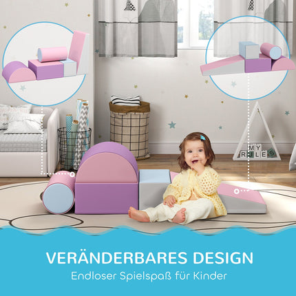 Building blocks in giant foam, artificial leather, 1-3 years