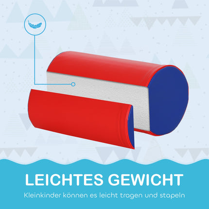 Building blocks in foam for children, soft and safe, artificial leather