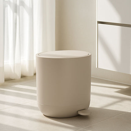 Soft-Close Bathroom Pedal Bin, 7L, Plastic