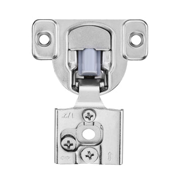 Soft Close Cabinet Hinges, 60 Pack, Partial Overlay, 105° Opening