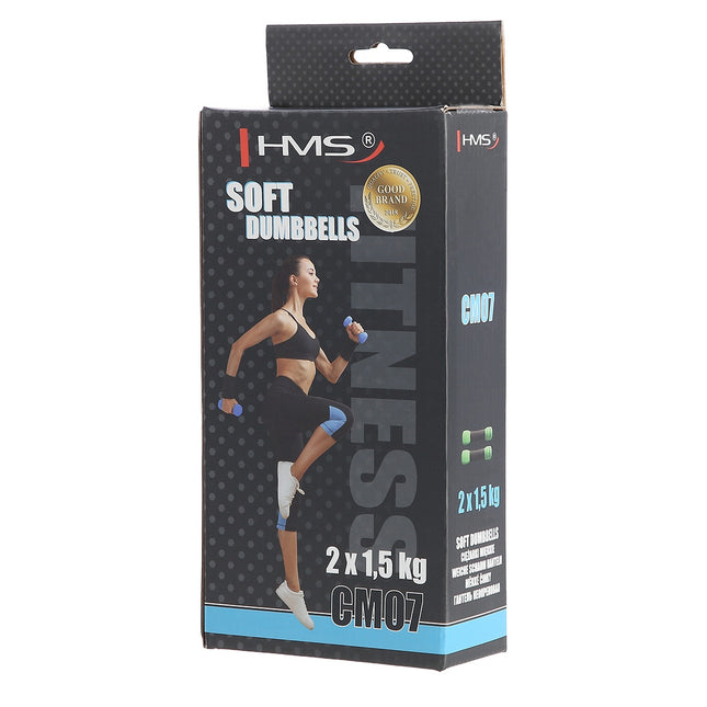 Soft Dumbbells 2 x 1.5 kg – Comfortable Grip