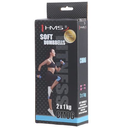 Soft Dumbbells 2 x 1 kg – Comfortable Grip
