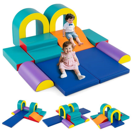 Soft Foam Climbing Blocks Set – 10 Pieces, Green