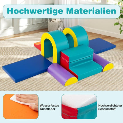 Soft Foam Climbing Blocks Set – 10 Pieces, Green