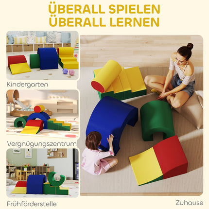 Soft Play Block Set for Babies & Toddlers, 5 Pieces