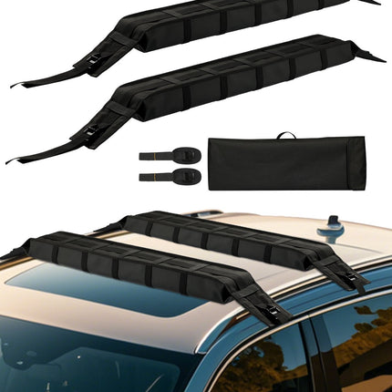 Soft Roof Rack Pads, 33-Inch, 176 lb, 2 Straps