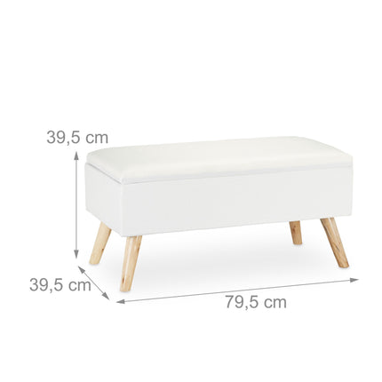 Soft bench with storage