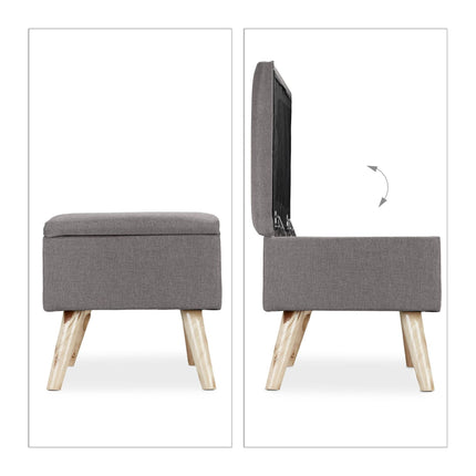 Soft bench with storage