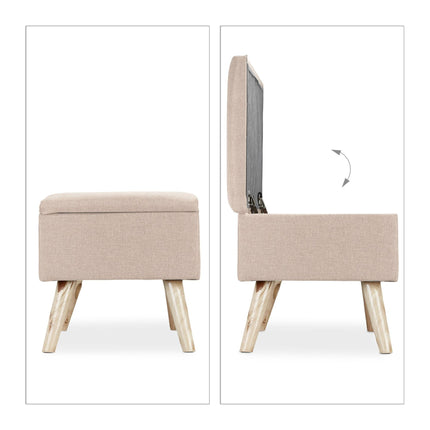 Soft bench with storage