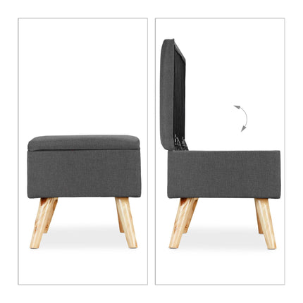 Soft bench with storage