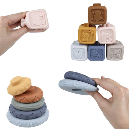 Soft sensory blocks - 13 pcs Kruzzel 24812