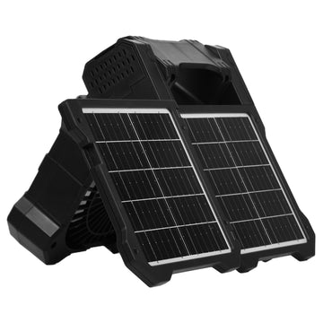 Solar Camping Fan 20000mAh, LED Lantern, 8-Inch
