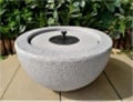Solar Garden Fountain with LED Lights, 3 Spray Nozzles