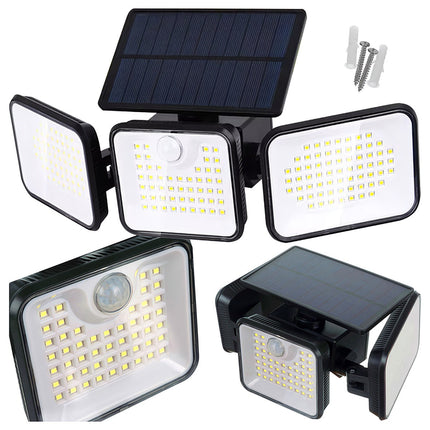 Solar Garden Lamp 180 LED with Motion Sensor, IP65