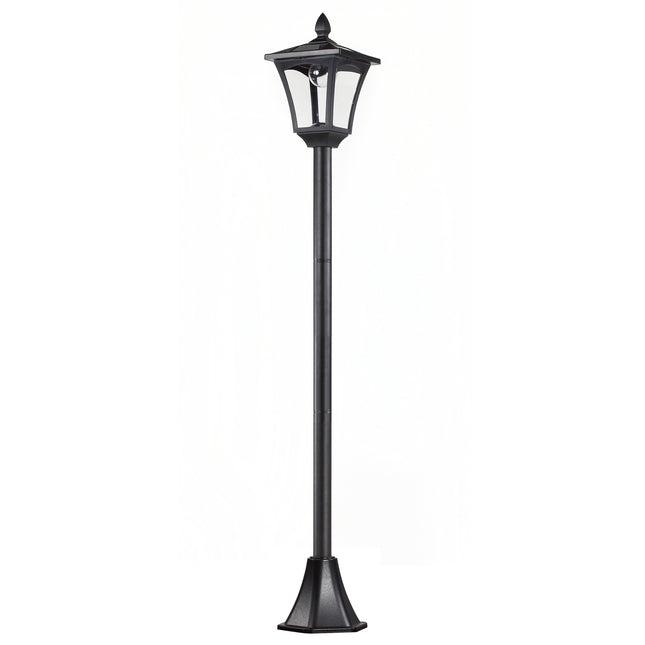 Solar LED Garden Path Light - 40 Lumen, black, 160 cm
