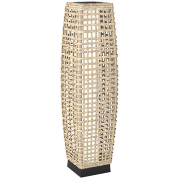 Solar Lantern with LED, Rattan Design, Auto On/Off