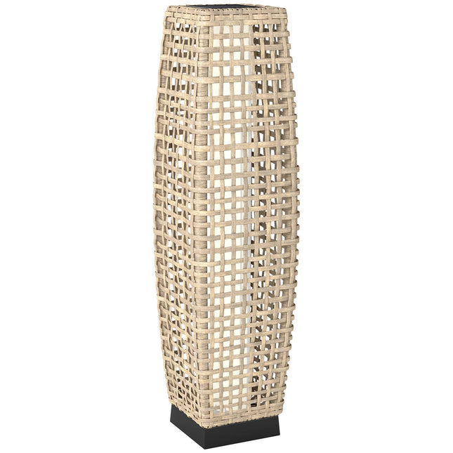 Solar Lantern with LED, Rattan Design, Auto On/Off