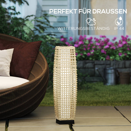 Solar Lantern with LED, Rattan Design, Auto On/Off