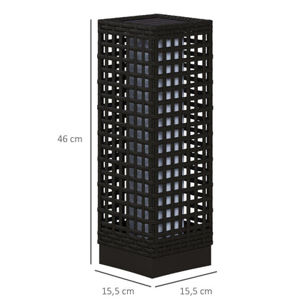 Waterproof Solar LED Garden Light, Rattan Design, Auto Sensor