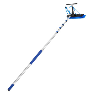 Solar Panel Cleaning Kit, 7.99 m Water-Fed Pole Brush
