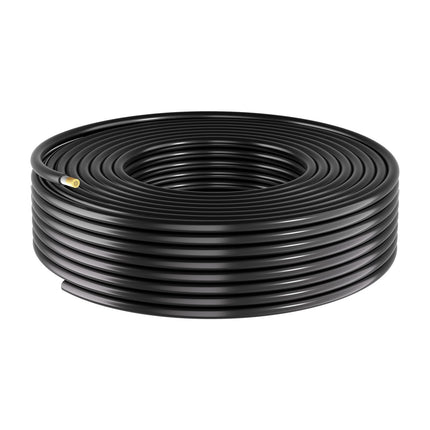 Solar Panel Extension Cable, 10 AWG, 15.24 m Red Black