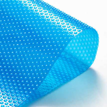 Solar Pool Cover 24 x 12 Ft, 12 Mil Blue PE Blanket