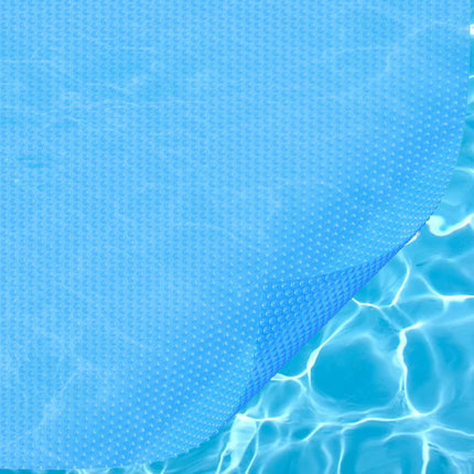 Solar Pool Cover 24 x 12 Ft, 16 Mil Blue PE