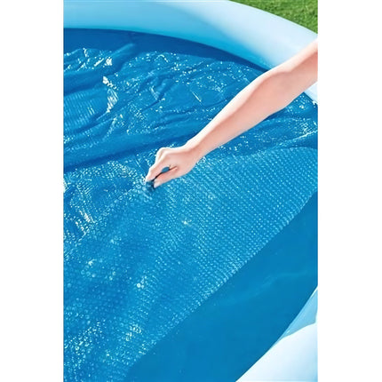 Solar Pool Cover for 305 cm Pools in Cellular PE Foil, Blue, Heat-Retaining