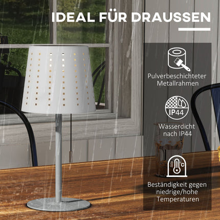 Outdoor Solar Table Lamp - LED, Dimmable, Waterproof, Portable