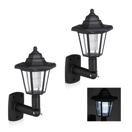 Solar Wall Lantern Set Of 2