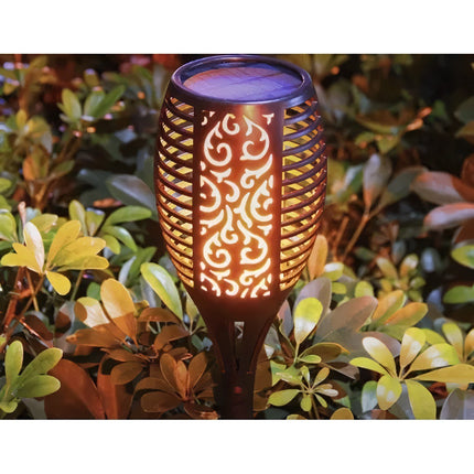 Solar garden lamp - torch, set of 4, 23560