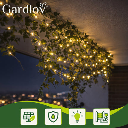 Solar garland 15m IP44 Gardlov 24007