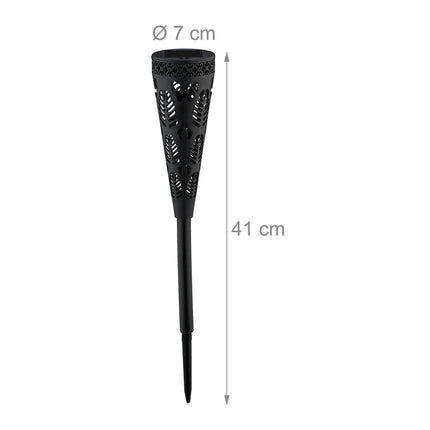 Solar lamp with light effect