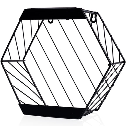Solar-powered LED wall lamp with shelf for potted plants