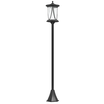 Solar Street Light, LED, Cool White, Waterproof, Black