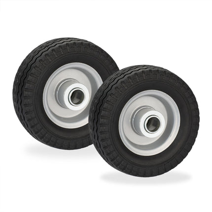 Solid rubber wheels, 2 pcs