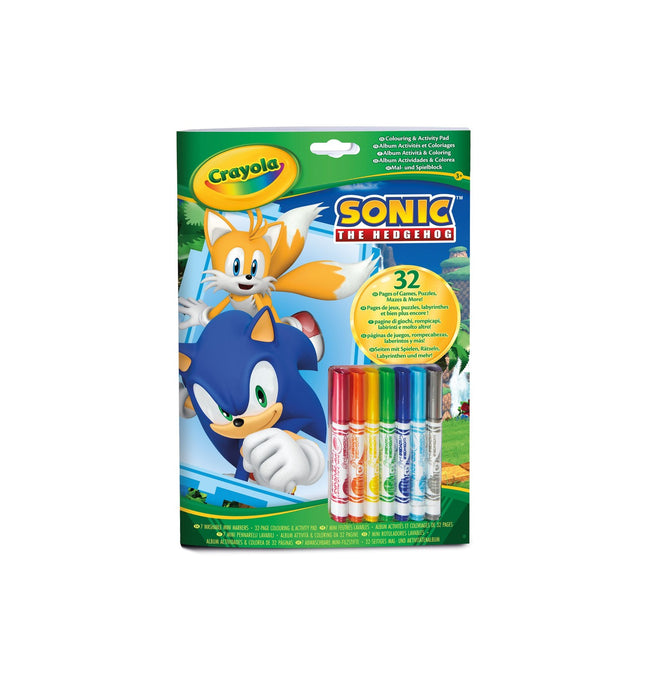 Sonic Coloring and Activity Album for Kids, Fun and Creative