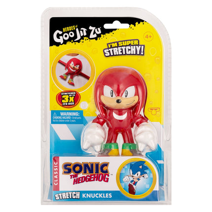Sonic The Hedgehog Knuckles Action Figure, Stretchable Toy