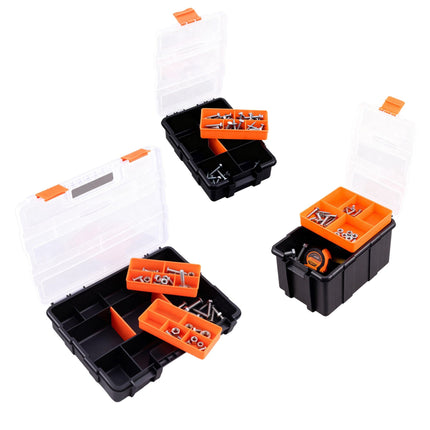 Sorting Box Set, 4 Pieces, Adjustable Dividers