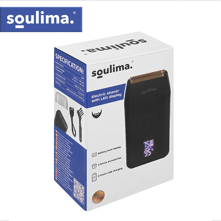 Soulima Beard Shaver with LED Display