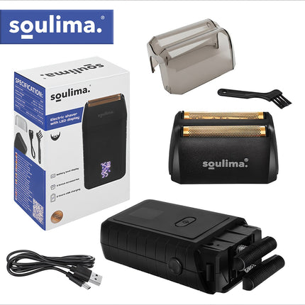 Soulima Beard Shaver with LED Display