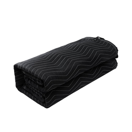 Sound Dampening Blanket 96 x 80 in, Grommets, Black