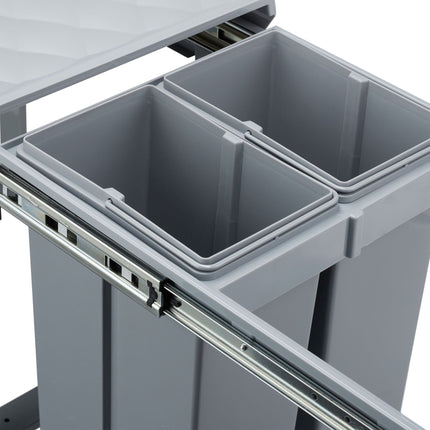 Source sorting with 3 waste bins