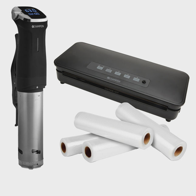 Sous Vide Kit with Vacuum Sealer and 4 Rolls