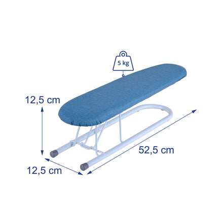 Space-Saving Sleeve Ironing Board, Blue/White