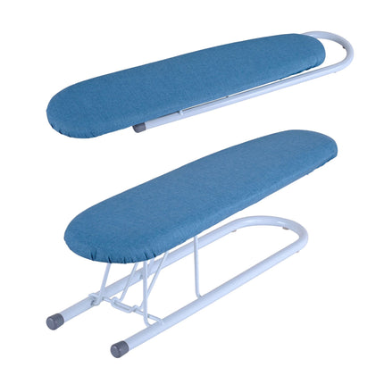 Space-Saving Sleeve Ironing Board, Blue/White