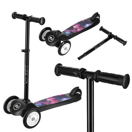 Space Scooter for Kids, Foldable, Adjustable Handlebar