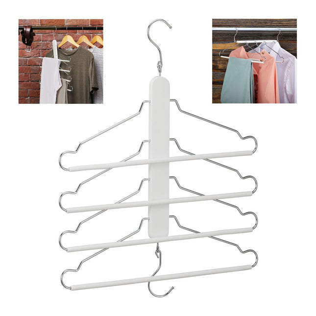 Ruimtebesparende hanger meerdere wit