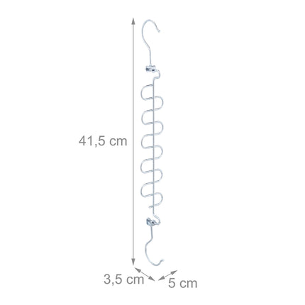 Space-saving hangers in sets of 5